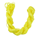 Nylon Braided Cord Thread String For Bracelet Necklace Making Accessory DIY 30m Lemon Yellow