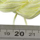 Nylon Braided Cord Thread String For Bracelet Necklace Making Accessory DIY 30m Butter Yellow