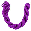 Nylon Braided Cord Thread String For Bracelet Necklace Making Accessory DIY 30m Purple
