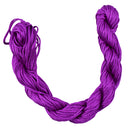 Nylon Braided Cord Thread String For Bracelet Necklace Making Accessory DIY 30m Purple