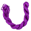 Nylon Braided Cord Thread String For Bracelet Necklace Making Accessory DIY 30m Purple