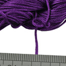 Nylon Braided Cord Thread String For Bracelet Necklace Making Accessory DIY 30m Amethyst Purple