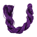 Nylon Braided Cord Thread String For Bracelet Necklace Making Accessory DIY 30m Amethyst Purple