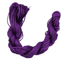 Nylon Braided Cord Thread String For Bracelet Necklace Making Accessory DIY 30m Amethyst Purple