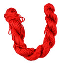Nylon Braided Cord Thread String For Bracelet Necklace Making Accessory DIY 30m Cardinal Red