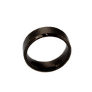 Men Women Elegant Comfortable Finger Ring Couple Wedding Band US Size 11 Black 7.8mm