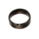 Men Women Elegant Comfortable Finger Ring Couple Wedding Band US Size 12 Black 7.8mm