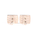 Men Fashionable Business Suit Wedding Party Suit Clothing Shirt Charms Decor Cufflinks Wedding Groom Gift Pack of 2PCS Silver+Red