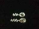 Silver Water Drop Necklace and Earring Set for Party or Wedding