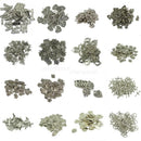 50 Pcs Tibetan Silver Filigree Heart Charms Pendants DIY Jewelry Making