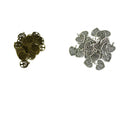 50 Pcs Tibetan Silver Filigree Heart Charms Pendants DIY Jewelry Making