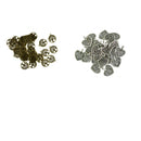 50 Pcs Tibetan Silver Filigree Heart Charms Pendants DIY Jewelry Making