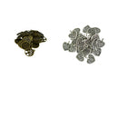 50 Pcs Tibetan Silver Filigree Heart Charms Pendants DIY Jewelry Making