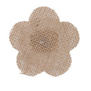Hessian Burlap Lace Flowers Bridal Wedding Craft DIY Making Decoration Pack of 6