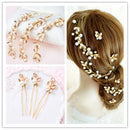 Stylistic Bridal Head Piece Band Handmade Faux Pearl Hair Accessories