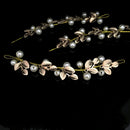 Stylistic Bridal Head Piece Band Handmade Faux Pearl Hair Accessories