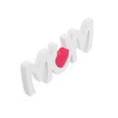 White Wooden MUM Letters Wood Love Heart Wedding Party Home Decoration
