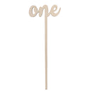 Set of 10 Wooden Table Numbers on Tall Sticks for Wedding Birthday Party