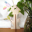 1 Set Bird House Wooden Shape Scrapbooking Embellishment Art Making Craft