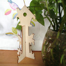 1 Set Bird House Wooden Shape Scrapbooking Embellishment Art Making Craft