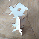 1 Set Bird House Wooden Shape Scrapbooking Embellishment Art Making Craft