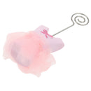 Feeding Dress Shape Wedding Table Place Card Clip Holder Wedding Pink