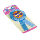 50'' Talking Award Ribbon Rosette Badge Brooch Party Birthday Girl Rosette Badge Pink Blue