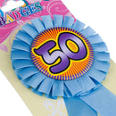 50'' Talking Award Ribbon Rosette Badge Brooch Party Birthday Girl Rosette Badge Pink Blue