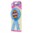 50'' Talking Award Ribbon Rosette Badge Brooch Party Birthday Girl Rosette Badge Pink Blue