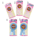 50'' Talking Award Ribbon Rosette Badge Brooch Party Birthday Girl Rosette Badge Pink Blue