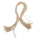 Kraft Brown Heart Rustic Candy Gift Boxes with Rope Wedding Favor Pack of 50