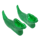1 Pair Green Clown Shoes Fancy Dress Accessory Novelty Stag Night Hen Party