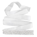 Bridal Wedding Dress Sash Sparkle Rhinestone Crystal Waist Belt Waistband