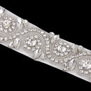Bridal Wedding Dress Sash Sparkle Rhinestone Crystal Waist Belt Waistband