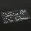 Clear Mother Of The Bride Sticker for Bachelorette Party Bridal Wedding DIY