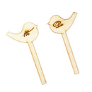 Set of 2pcs we do Love Birds Wooden Cake Topper Sticks Wedding Cake Photo Props