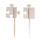 Set of 2pcs Mrs Mr Wooden Cake Topper Sticks Wedding Cake Photo Props