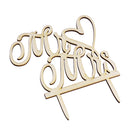 Cake Decorating Love Heart Mr Mrs Wood Cake Topper Party Wedding Favors