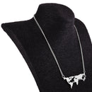 Fashion World Map Travel Abstract Pendant Collar Necklace Jewelry