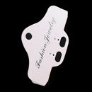 Pack of 200 Hanging Fashion Jewelry Display Cards Holder for Necklace Earring Bracelet