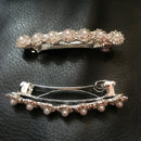 Women Bridal Pearl Rhinestone Hair Clip Barrette Hairpin Headwear Jewelry