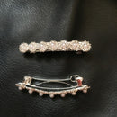 Women Bridal Pearl Rhinestone Hair Clip Barrette Hairpin Headwear Jewelry