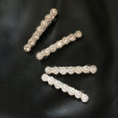 Women Bridal Pearl Rhinestone Hair Clip Barrette Hairpin Headwear Jewelry