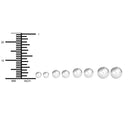 4 Pairs Jewelry Stainless Steel Mens Womens Stud Earrings Ear Plugs