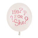He or She Baby Shower Balloons Party Decoration Pack of 10pcs