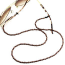 Women Eyeglass Sunglass Reading Glasses Chain Spectacles Strap EyeWear Holder Brown