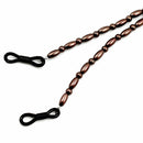 Women Eyeglass Sunglass Reading Glasses Chain Spectacles Strap EyeWear Holder Brown