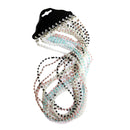 Pearl Beaded Eyeglass Cord Reading Glass Eyewear Spectacle Chain Holder Pack of 12Pcs