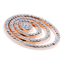 Fashion Chic Crystal Rhinestone Charms Locket Pendant Coin DIY Jewelry Lady