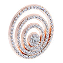Fashion Chic Crystal Rhinestone Charms Locket Pendant Coin DIY Jewelry Lady